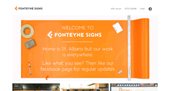 Desktop Screenshot of fonteynesigns.co.uk