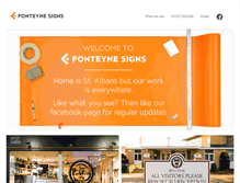 Tablet Screenshot of fonteynesigns.co.uk